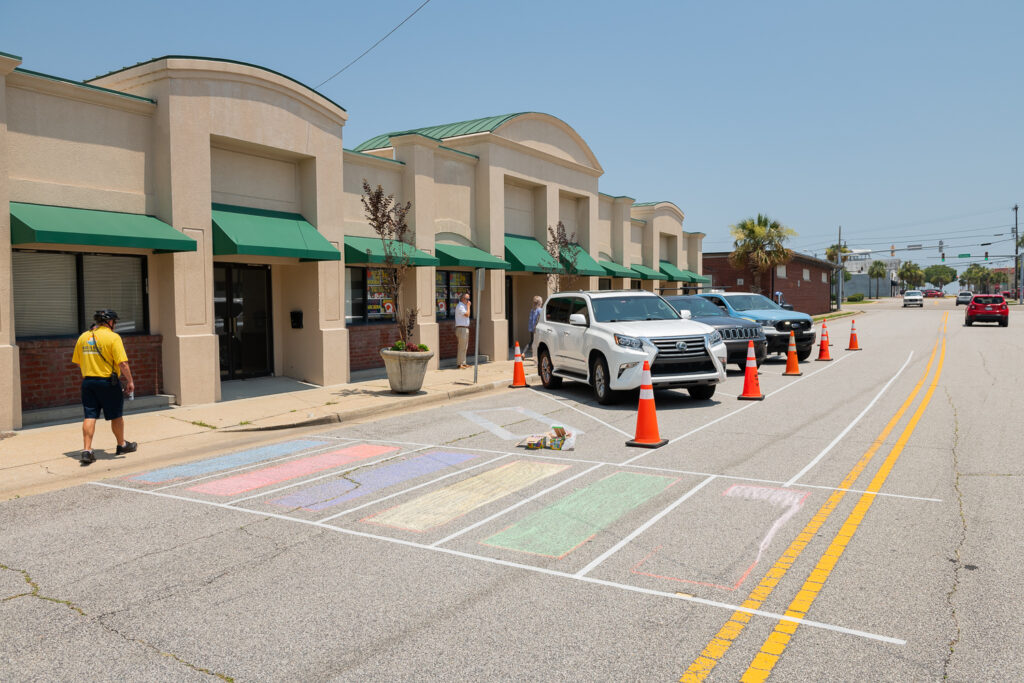 Broadway Streetscapes Reverse Parking Demonstration