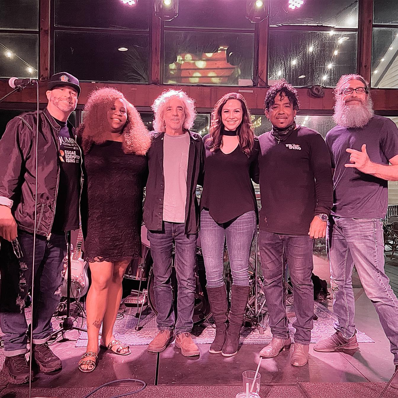 Ntranze — versatile pop, rock, and Top 40 party band performing live — performing at Hot Summer Nights free concerts Myrtle Beach