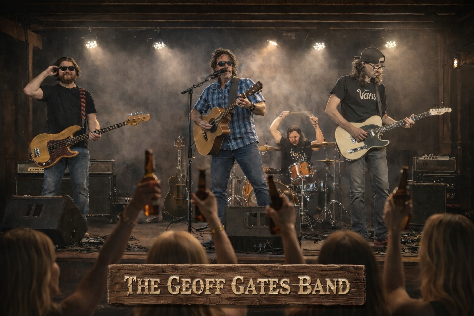 The Geoff Gates Band performing at Hot Summer Nights free concert series in Myrtle Beach 2026